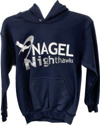 "Nagel Nighthawks" Hoodie Sweatshirt - Navy